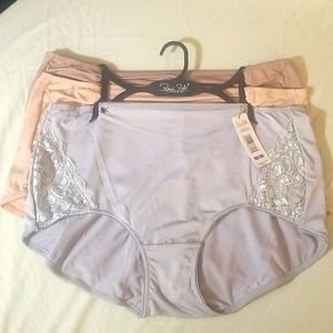 3 Ultra Soft , Plus Size , Hi Cut Underwear